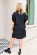 Shadow Rose Mini Dress