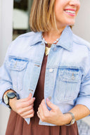 Denim Bomber Jacket