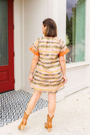 Brushstroke Shift Dress