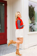 Botanical Breeze Mesh Top