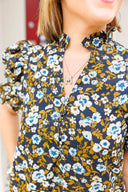 Autumn Bouquet Midi Dress