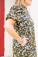 Autumn Bouquet Midi Dress