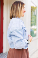 Denim Bomber Jacket MICA Denim