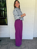 The Berry Bold Wide-Leg Pants &MERCI