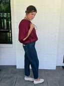 Cabernet Bubble Blouse Entro
