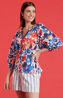 Molly Cotton Popover Blouse