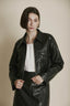 Vegan Leather Cropped Jacket