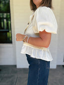 Magnolia Bow Blouse Entro
