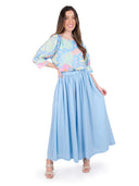 Sail Blue Palazzo Pants
