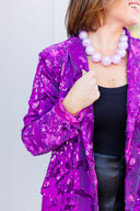 Gena Velvet Sequin Jacket Ciebon
