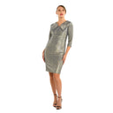 Cenia Turn Back Collar Sheath Dress