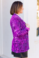 Gena Velvet Sequin Jacket Ciebon
