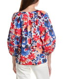 Molly Cotton Popover Blouse - Laundry Dae