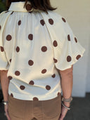Dot Your Average Polka Dot Blouse Entro