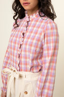 Brenda Plaid Woven Shirt