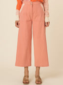 Two-Tone Belly Woven Pants