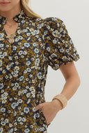 Autumn Bouquet Midi Dress