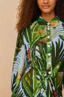 Blue Amazonia Forest Lenzing Midi Dress - Laundry Dae