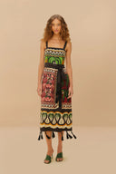 Off-White Coconut Tree Flow Dress