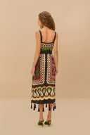 Off-White Coconut Tree Flow Dress