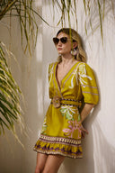 Golden Getaway Mini Dress Ciebon