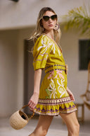 Golden Getaway Mini Dress Ciebon