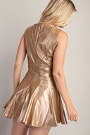 The Pleated Affair Mini Dress