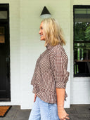 The Check, Please Peplum Top Entro