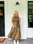 The Scarf Trick Midi Dress Entro