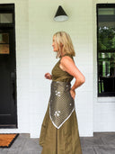 The Scarf Trick Midi Dress Entro