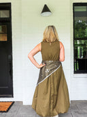 The Scarf Trick Midi Dress Entro