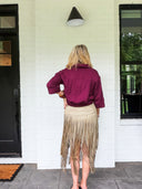 In Your Element Fringe Skirt Saints & Hearts