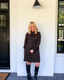In the Reins Tie-Neck Dress Rodeo Hippie