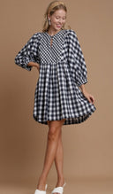 Plaid Flannel Babydoll Dress