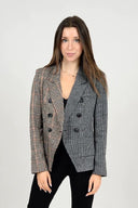 Jeanne Mix Media Double Breasted Blazer