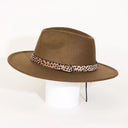 Cheetah Strap Fedora