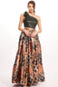 Glitter Bloom Maxi Skirt