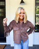 Wild Side Suede Fringe Jacket Ellison