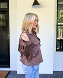 Wild Side Suede Fringe Jacket Ellison