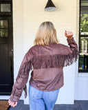 Wild Side Suede Fringe Jacket Ellison