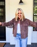 Wild Side Suede Fringe Jacket Ellison