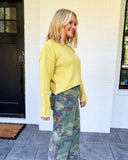 Easy Does It Knit Sweater – Butter Yellow Mustard Seed