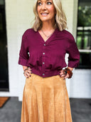 The Wine About It Button Down Entro