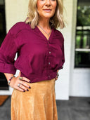 The Wine About It Button Down Entro