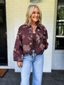 The Afterglow Floral Jacket Entro
