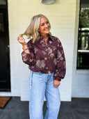 The Afterglow Floral Jacket Entro
