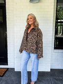 The Wild Card Leopard Jacket Mustard Seed