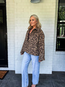 The Wild Card Leopard Jacket Mustard Seed