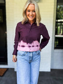 The Pink Dip Button Down Entro