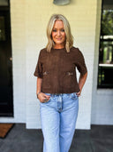 The Saddle Club Suede Top Entro